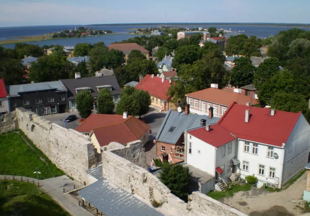 Haapsalu view from Castle